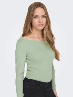 ONLY Basic Truien Trui SANDY Dames Mintgroen -ONLY Elegant winkel a48eee0be8704dd6f79e6653ba02f1b3