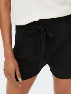 ONLY Shorts Loosefit Broek Romina Dames Zwart -ONLY Elegant winkel a493902957110299517069f563279733