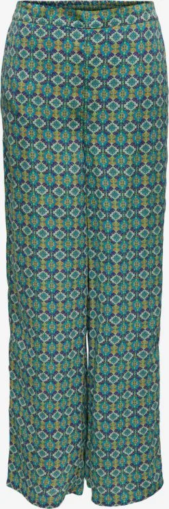 ONLY Pantalons Wide Leg Broek Alma Dames Blauw