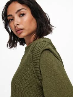 ONLY Basic Truien Trui Birch Dames Olijfgroen -ONLY Elegant winkel a6b11401c513105d8982c7909fe797c0