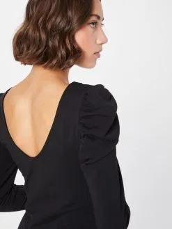 ONLY Jerseyjurken Jurk Lisa Dames Zwart -ONLY Elegant winkel a6f9fe3c3f601338a41d78f7d45f1997