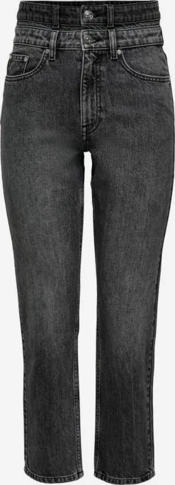 ONLY Straight Regular Jeans Fine Dames Grijs -ONLY Elegant winkel a720fb7165e229330b982b699715b772