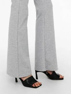 ONLY Pantalons Flared Broek Dames Grijs -ONLY Elegant winkel a73f9c9034b915de4350824bf9c4b80b