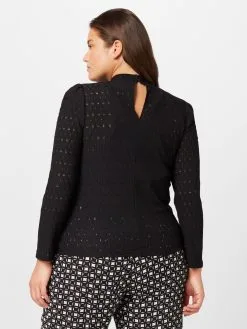 Longsleeves Shirt ROSALINE Dames Zwart -ONLY Elegant winkel a81a1b8abddf1467d0691179fc2f7f0d