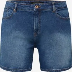 ONLY CARMAKOMA Denim Shorts Regular Jeans ENEDA Dames Blauw