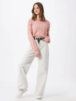 ONLY Fijngebreide Truien Trui Brynn Dames Rosa -ONLY Elegant winkel a88f7018ed4d1f7058532d58ee433196