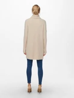 ONLY Gebreide Jurken Gebreide Jurk Jana Dames Lichtbeige -ONLY Elegant winkel a93cd44d3afc430aed7a58c9be4f8d85