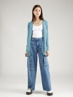 ONLY Vesten Gebreid Vest Lesly Dames Pastelblauw -ONLY Elegant winkel a97c25b67d05d66c56b9d85b9af09ec0