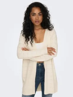 ONLY Vesten Gebreid Vest Dames Beige -ONLY Elegant winkel aace1fc21e21392bb850de1a7451c7b2