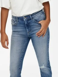 ONLY Jeans Slimfit Jeans Sui Dames Lichtblauw -ONLY Elegant winkel aacfe4fcbbb36e33b75fb378c395a57b