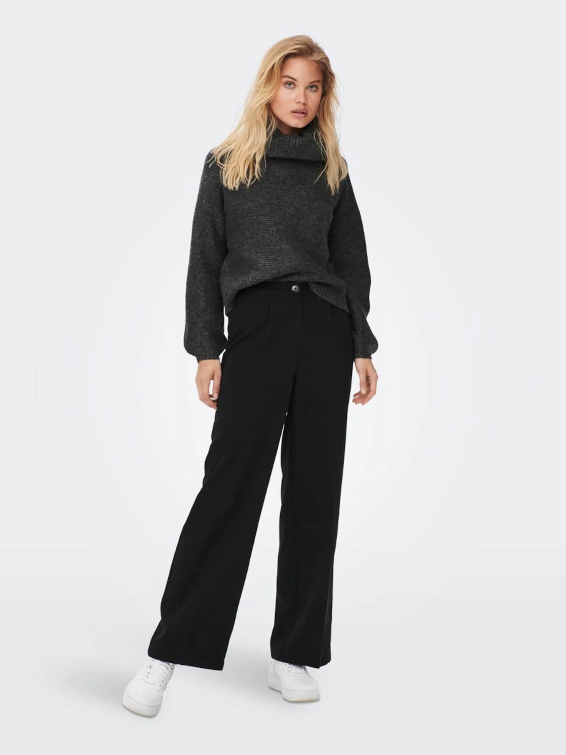 ONLY Coltruien Trui Airy Dames Antraciet 5 ONLY Coltruien Trui Airy Dames Antraciet - Afbeelding 5