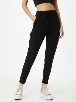 ONLY Cargobroeken Tapered Cargobroek Poptrash Easy Dames Zwart -ONLY Elegant winkel ac31b6802497660b2ac0de96de62a80d