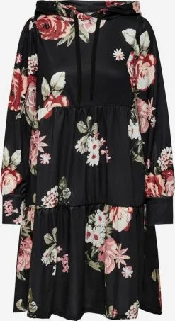 ONLY Jerseyjurken Jurk Elcos Emma Dames Zwart