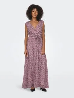 ONLY Maxi Jurken Jurk Dames Pink / Fuchsia -ONLY Elegant winkel ac84e8c2844afeb9709dc1c48d433d1d