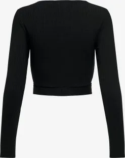 ONLY Longsleeves Shirt NIKITA Dames Zwart -ONLY Elegant winkel addf4dfa92eac18b9f2f8454c17760c3