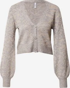 ONLY Vesten Gebreid Vest Dames Taupe / Greige