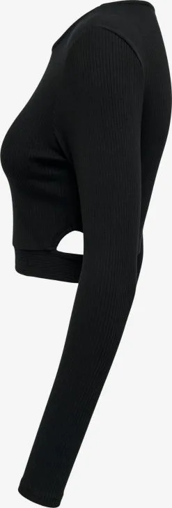 ONLY Longsleeves Shirt NIKITA Dames Zwart -ONLY Elegant winkel adf98a64b16ecb94f1e8cfb1dd320906