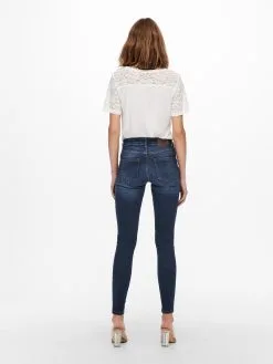 ONLY Jeans Skinny Jeans Blush Dames Donkerblauw -ONLY Elegant winkel adfb28cc7f11f9df402b7d976187fc4e