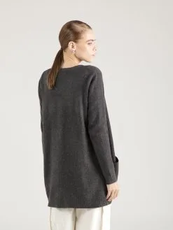 ONLY Vesten Gebreid Vest LESLY Dames Antraciet -ONLY Elegant winkel af64e443e0a5bf630accdd72207180e1