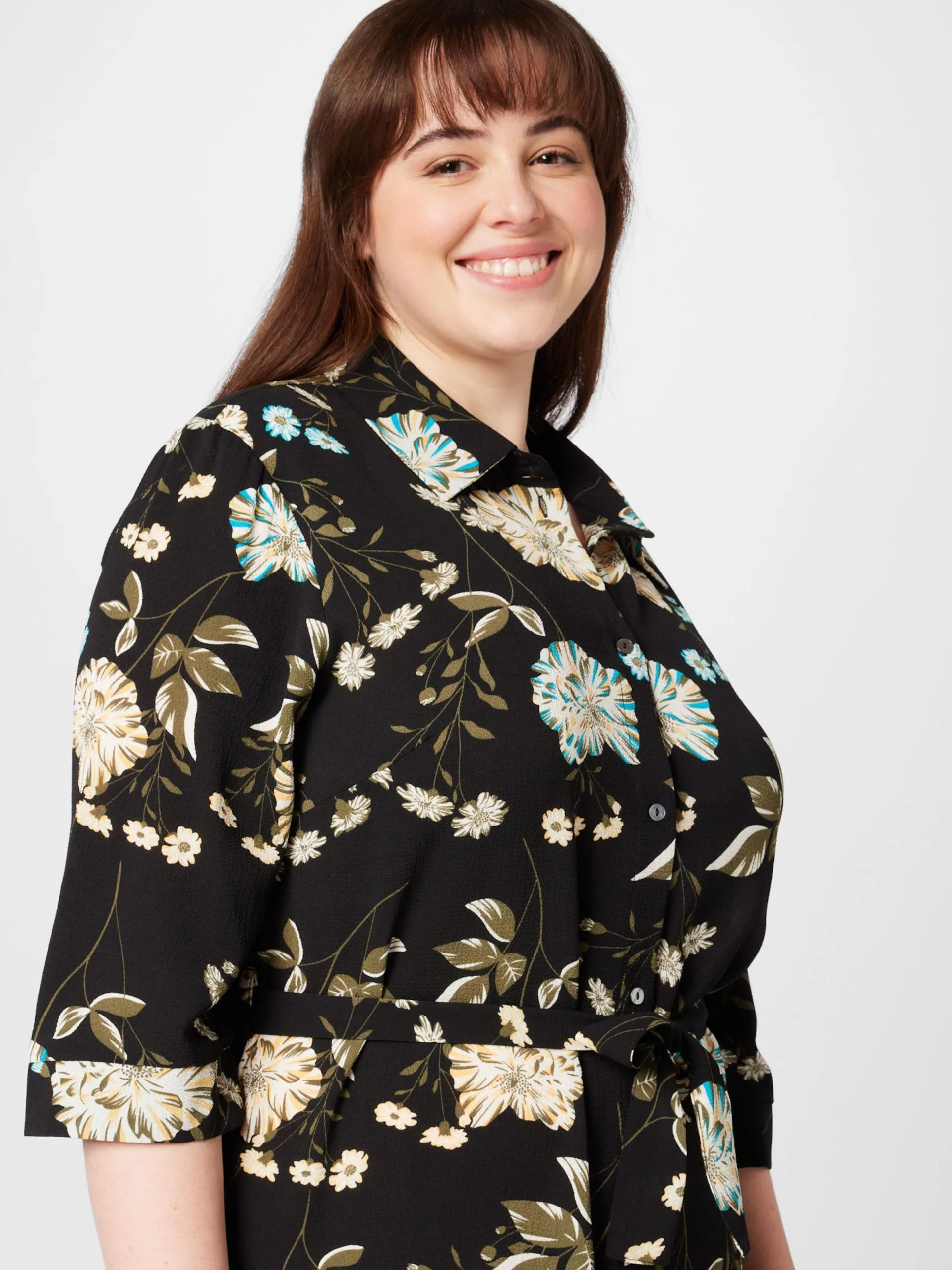 ONLY CARMAKOMA Blousejurken Blousejurk LUXMIE Dames Zwart 5 ONLY CARMAKOMA Blousejurken Blousejurk LUXMIE Dames Zwart - Afbeelding 5