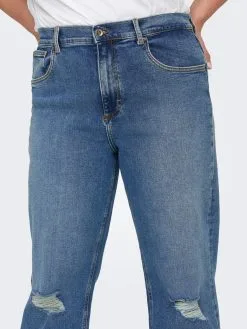 ONLY CARMAKOMA Straight Regular Jeans Jules Dames Blauw -ONLY Elegant winkel af9dc21fe9a8e1b4818f65c5f81fe38f