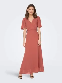 ONLY Maxi Jurken Jurk Dames Kreeft -ONLY Elegant winkel b02ef78c2155993196e647f2c4cbd3fb