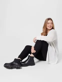 ONLY CARMAKOMA Vesten Gebreid Vest Dames Offwhite -ONLY Elegant winkel b065daec91bbab269259936382bd6280