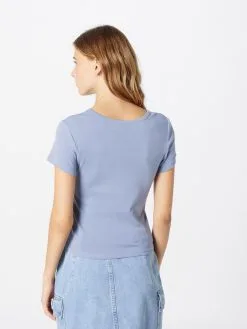 ONLY T-shirts Shirt KIRA Dames Duifblauw -ONLY Elegant winkel b073c22cb6965a9c067110c10e84175a