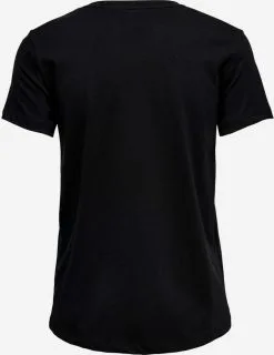 ONLY T-shirts Shirt Kita Dames Zwart -ONLY Elegant winkel b1182bb23ae311d62151e9297fad88fd