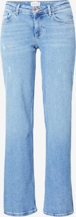 ONLY Wide Leg Wide Leg Jeans JUICY Dames Lichtblauw