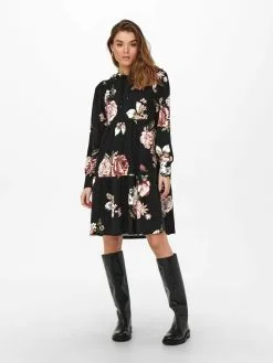 ONLY Jerseyjurken Jurk Elcos Emma Dames Zwart -ONLY Elegant winkel b15e779dc0e49b02c23e524b8351585b