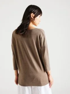 ONLY Shirts Met 3/4 Mouw Shirt GLAMOUR Dames Lichtbruin -ONLY Elegant winkel b1626a608225bf8c7635583e53fb917a