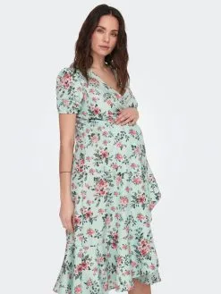 ONLY MATERNITY Mini Jurken Jurk Dames Groen / Spar -ONLY Elegant winkel b17a657e81b6c09c91acdb39ea2fcd5f
