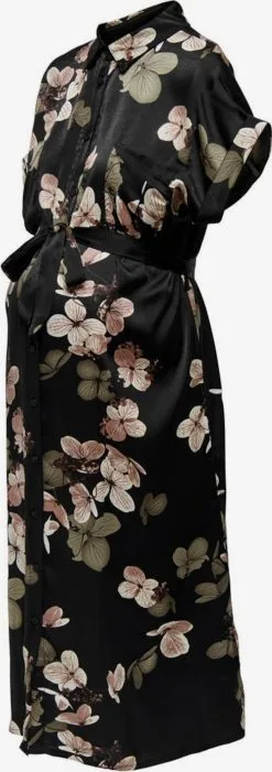 ONLY MATERNITY Blousejurken Blousejurk Dames Zwart -ONLY Elegant winkel b18915591cfbc0326854e4641130f81d