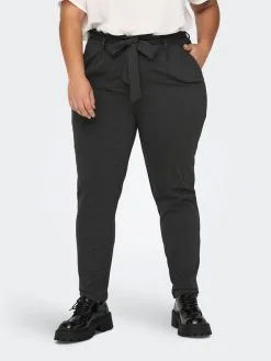 ONLY CARMAKOMA Pantalons Tapered Broek Dames Antraciet -ONLY Elegant winkel b2227e10509d640a2dcec0bf771732fc