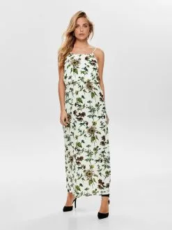 ONLY Maxi Jurken Jurk Winner Dames Wit -ONLY Elegant winkel b2352cf668ccf3236aaa1f816cc8d718