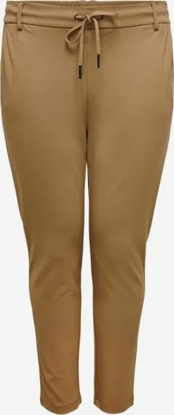 ONLY CARMAKOMA Pantalons Regular Broek Dames Cognac