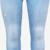 ONLY CARMAKOMA Jeans Skinny Jeans Dames Lichtblauw