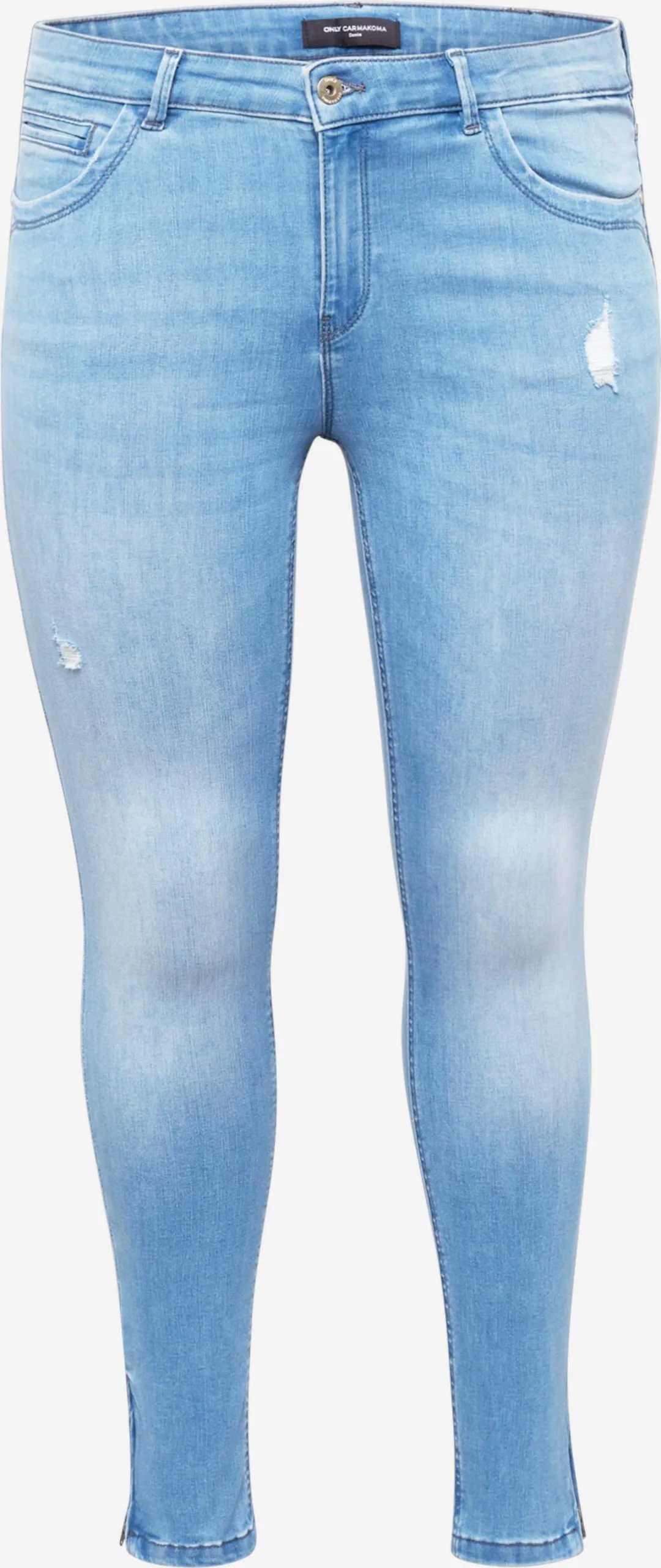 ONLY CARMAKOMA Jeans Skinny Jeans Dames Lichtblauw 1 ONLY CARMAKOMA Jeans Skinny Jeans Dames Lichtblauw