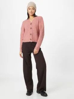 ONLY Vesten Gebreid Vest NEW CHUNKY Dames Oudroze -ONLY Elegant winkel b39c7d5427aa619d0a6b3727fbd7a23b