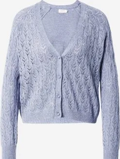 ONLY Vesten Gebreid Vest Alvi Dames Blauw Gemêleerd