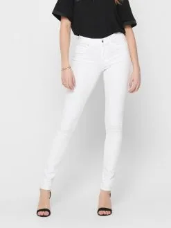 ONLY Jeans Skinny Jeans Blush Dames Wit -ONLY Elegant winkel b422fe3642a3cab96ab30c8b287d2766