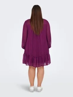 ONLY CARMAKOMA Mini Jurken Jurk Dames Lila -ONLY Elegant winkel b47e2b619330944cb32d4212c3e8869e