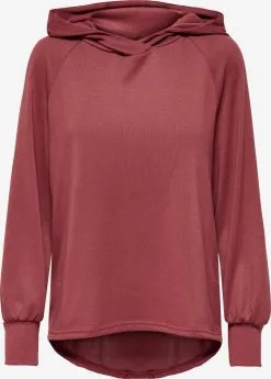 ONLY Hoodies Trui ELCOS EMMA Dames Bloedrood