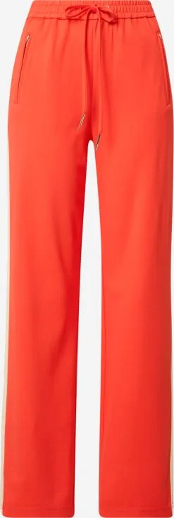 ONLY Bandplooibroeken Slimfit Bandplooibroek Poptrash Dames Rood