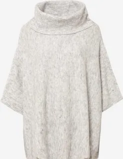 ONLY Ponchos & Kimonos Cape STAY Dames Lichtgrijs