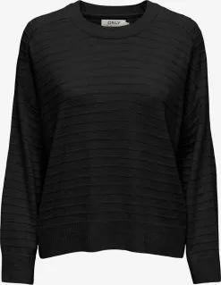 ONLY Basic Truien Trui Cata Dames Zwart