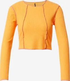 ONLY Longsleeves Shirt Dames Oranje
