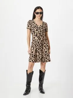 ONLY Blousejurken Blousejurk Dames Beige -ONLY Elegant winkel b7e76c7fde29ae4d46f20bd16d4e3f3a