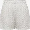 ONLY Shorts Regular Broek CAMELIA Dames Wit